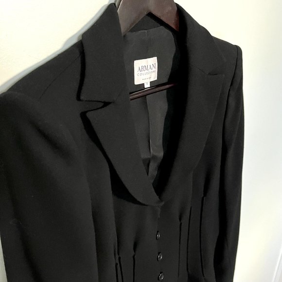 Armani Collezioni Virgin Wool Blazer Jacket - Picture 8 of 16
